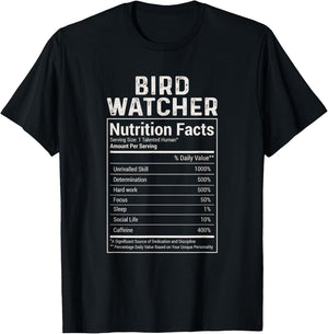 Birdwatcher Funny Bird Watching Birdwatching Birds Lover T-Shirt - T-Shirt | Black