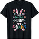 I'm The Hunny Bunny Festival Easter Egg Rabbit Ears T-Shirt - T-Shirt | Black