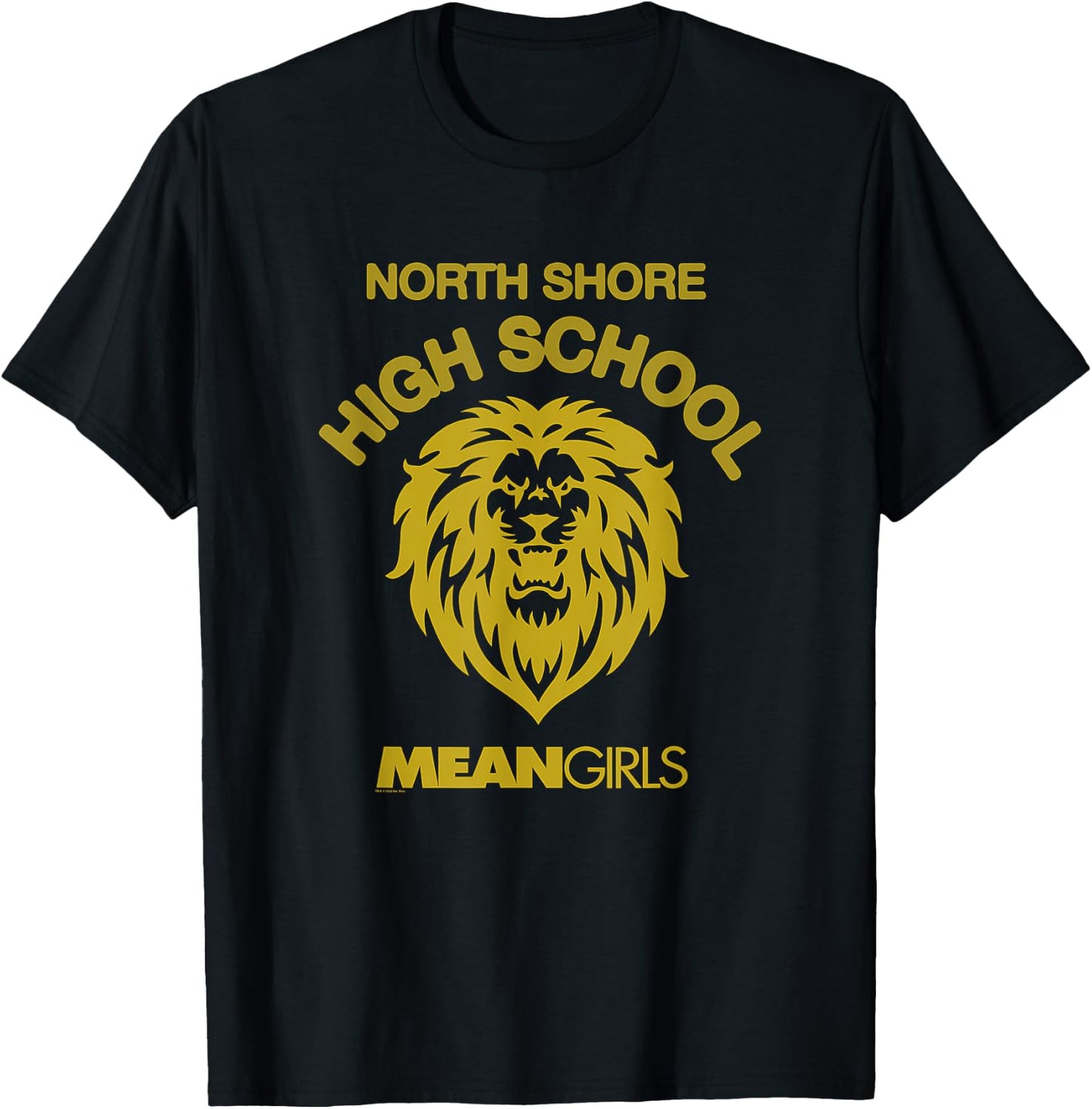 Mean Girls North Shore High School Lion Head Math Team T-Shirt - T-Shirt | Black