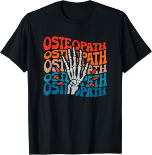 Osteopath Repeat Osteopathy Osteopathic Medicine Do Doctor T-Shirt - T-Shirt | Black