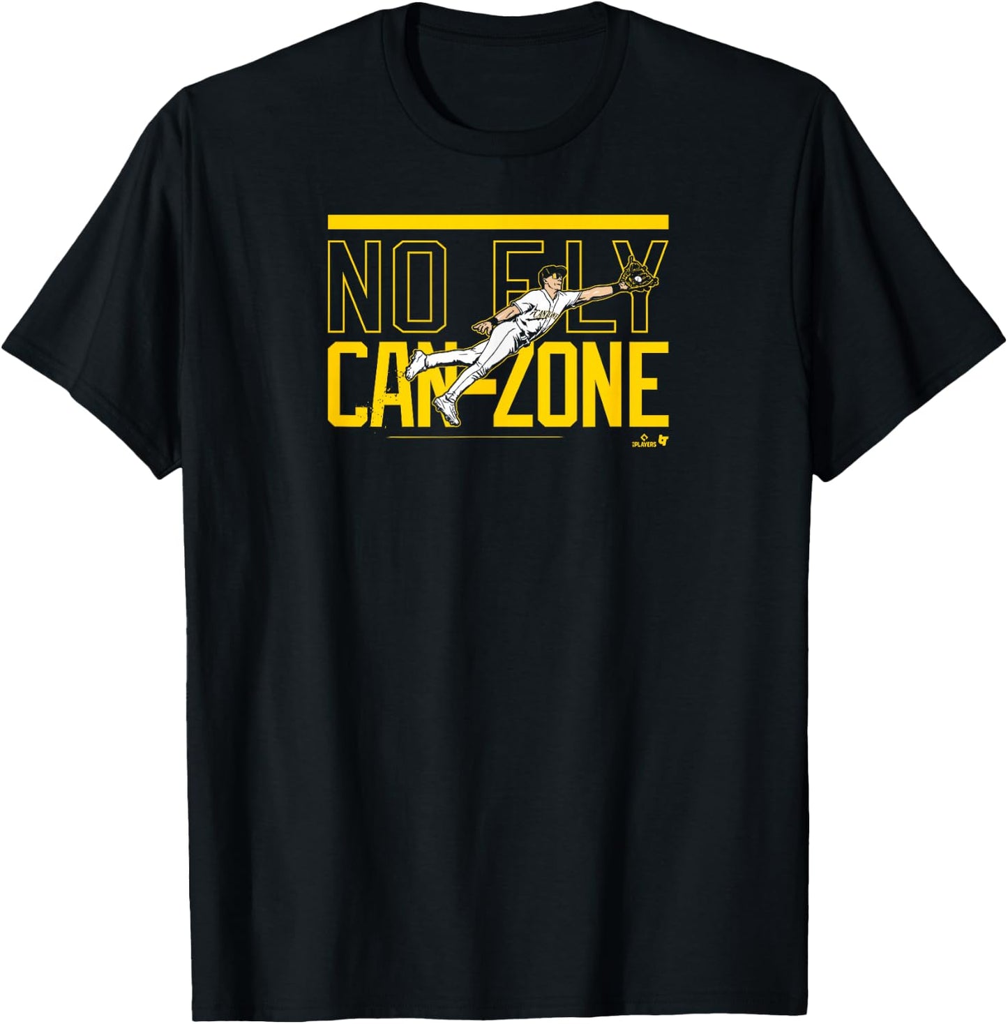 Dominic Canzone - No Fly Can-Zone - Seattle Baseball T-Shirt - T-Shirt | Black