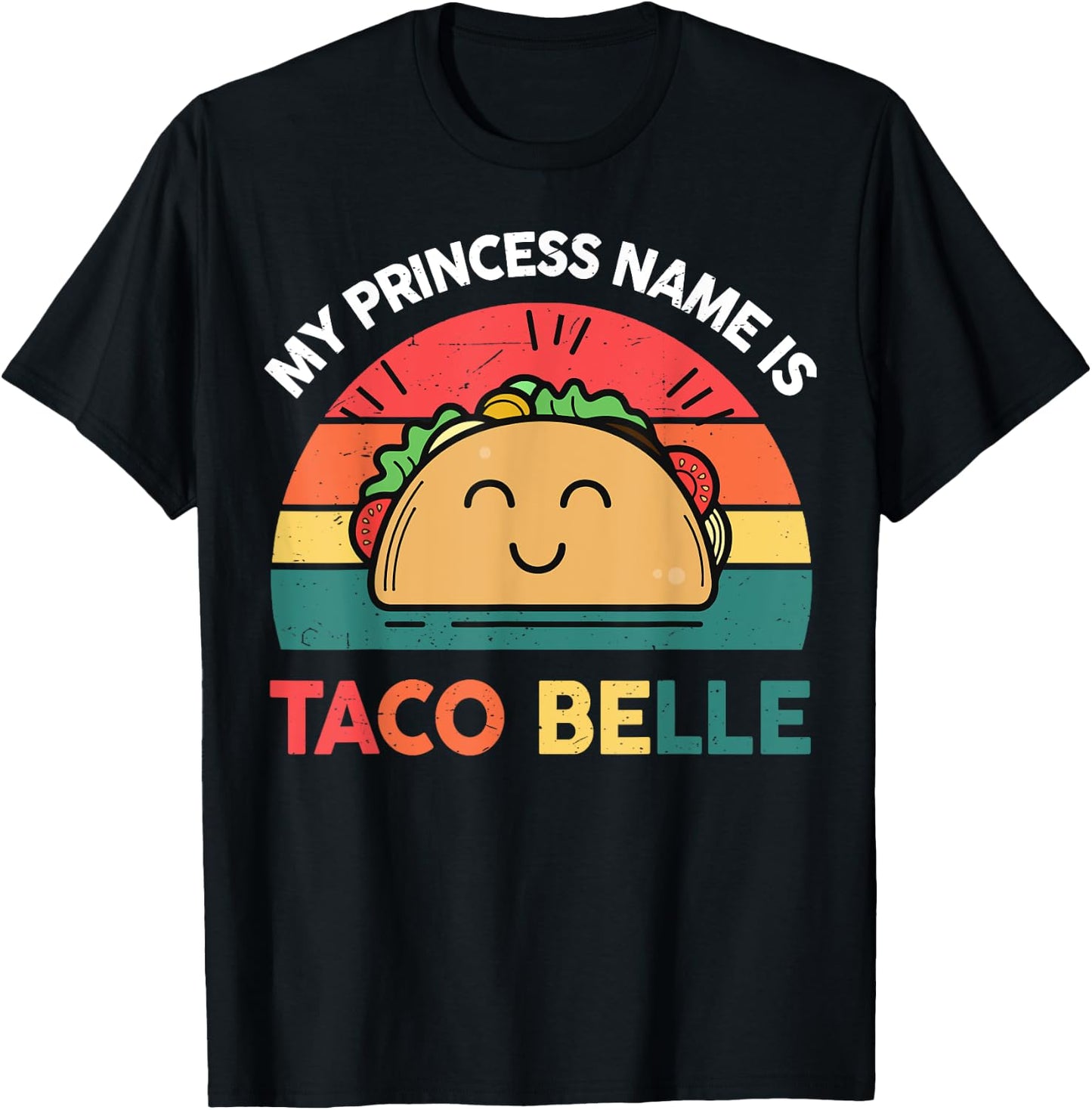 Cinco De Mayo Princess Taco Belle Shirt Mexican Girl Toddler T-Shirt - T-Shirt | Black