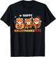 Funny Animals For The Holidays Red Panda Christmas Halloween Costume Happy Hallothanksmas T-Shirt - T-Shirt | Black