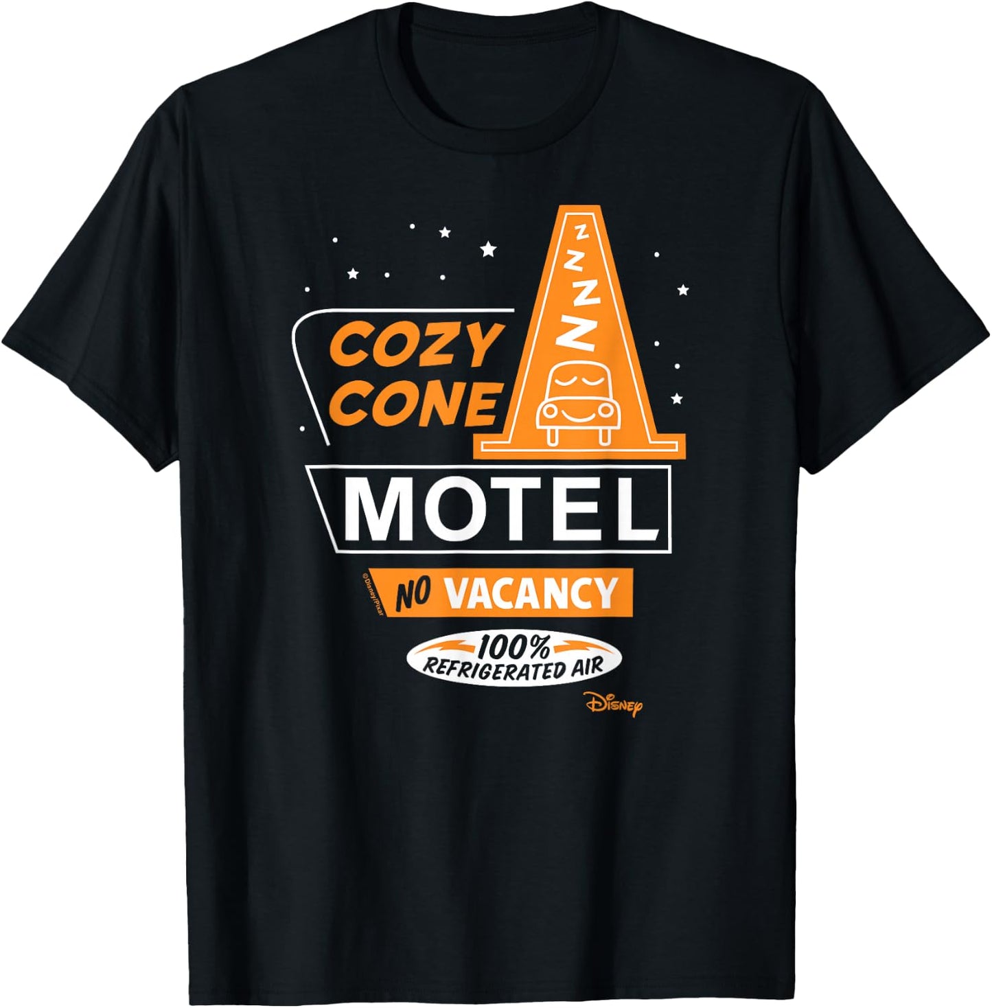 Cars - Cozy Cone Motel T-Shirt - T-Shirt | Black