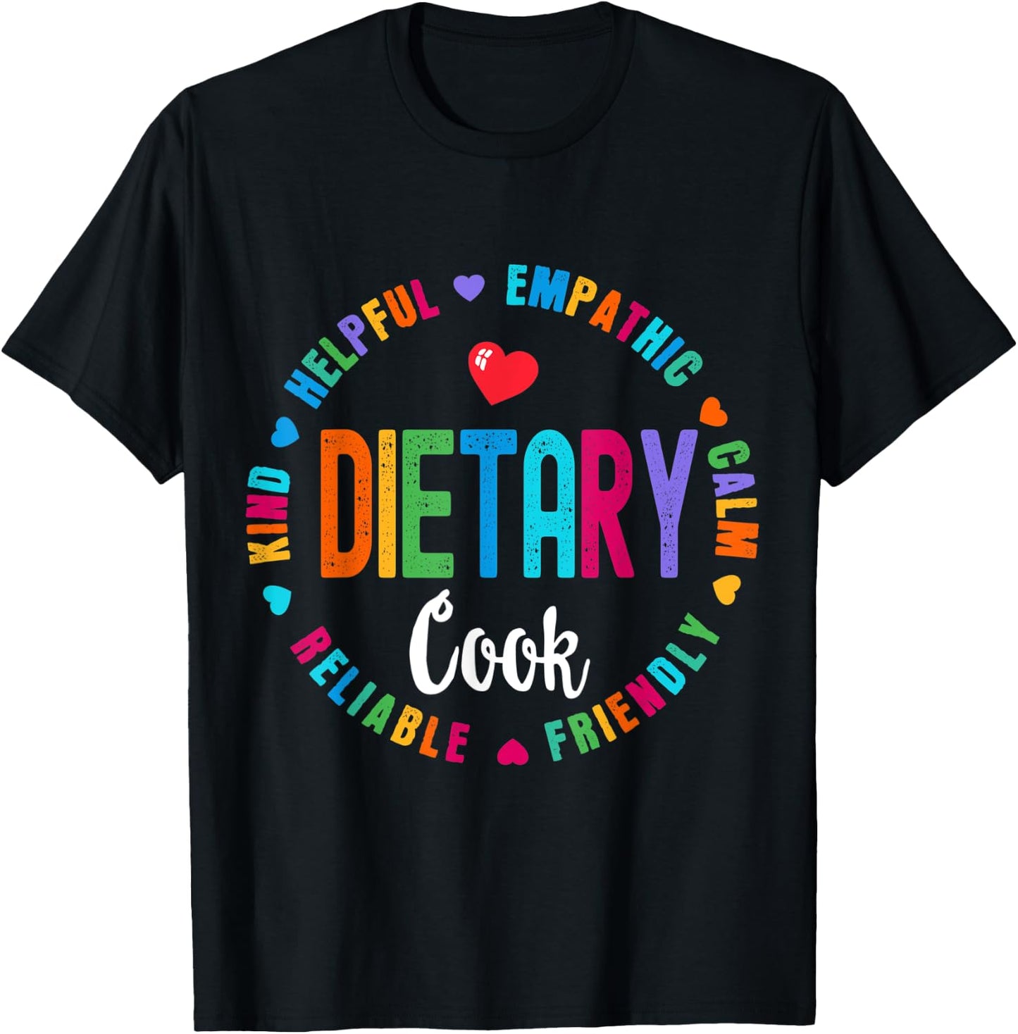 Dietary Cook Appreciation Week healthcare Dietitian Squad T-Shirt - T-Shirt | Black