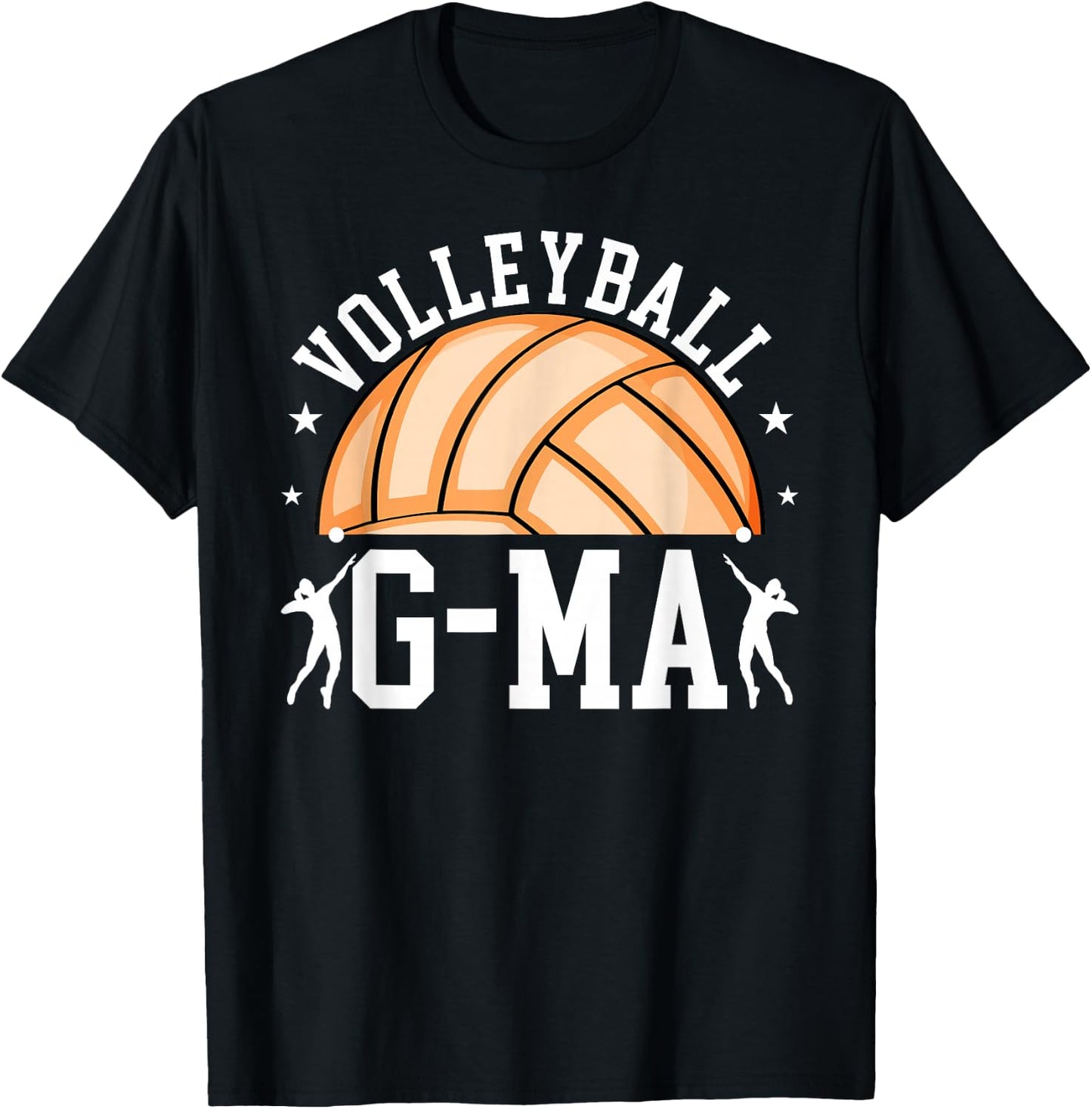 Volleyball G-Ma Proud G-Ma Of A Volleyball Player G-Ma T-Shirt - T-Shirt | Black