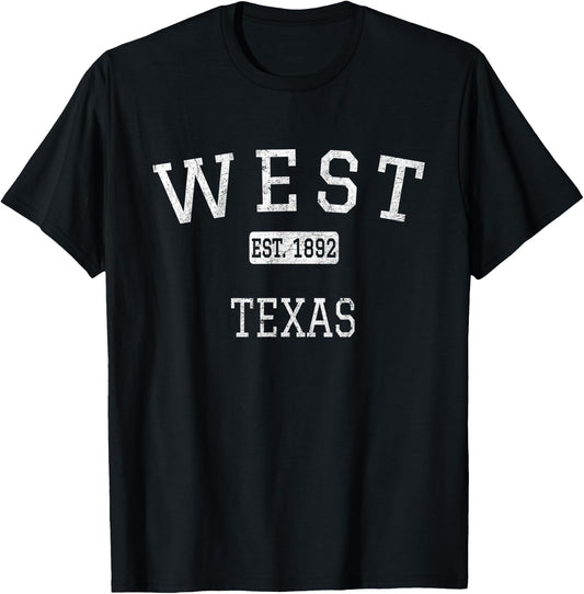 West Texas TX Vintage T-Shirt - T-Shirt | Black