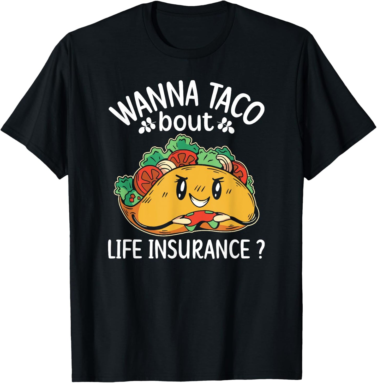 Life insurance Sales Agent Men Women Life Insurance Broker T-Shirt - T-Shirt | Black