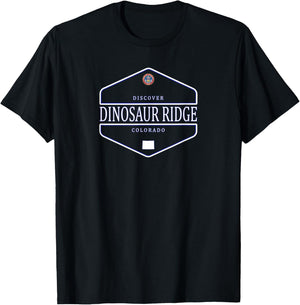 Dinosaur Ridge Colorado - Dinosaur Ridge CO T-Shirt - T-Shirt | Black