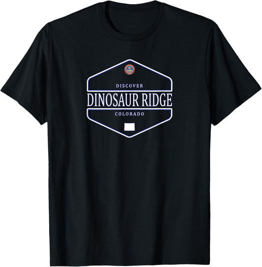 Dinosaur Ridge Colorado - Dinosaur Ridge CO T-Shirt - T-Shirt | Black