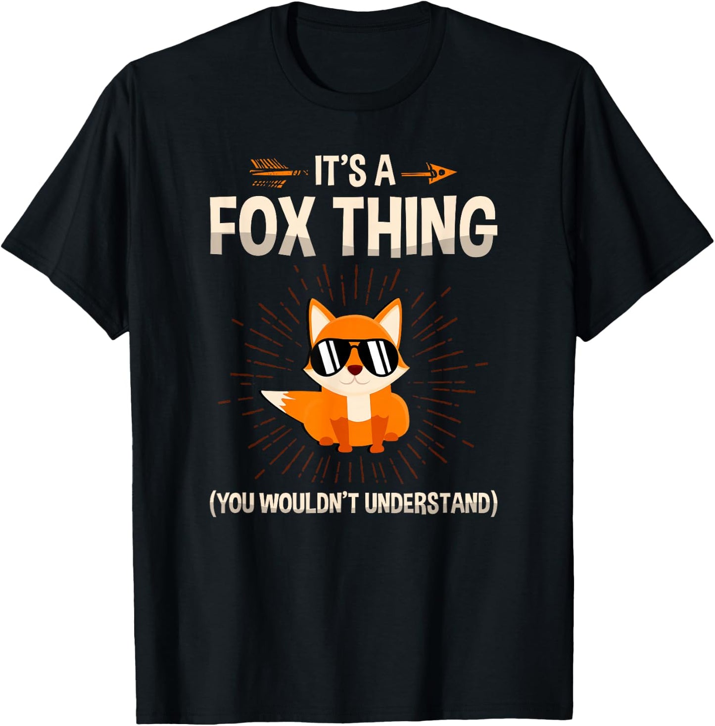It's A Fox Thing You Wouldn't Understand Wildlife Animal T-Shirt - T-Shirt | Black