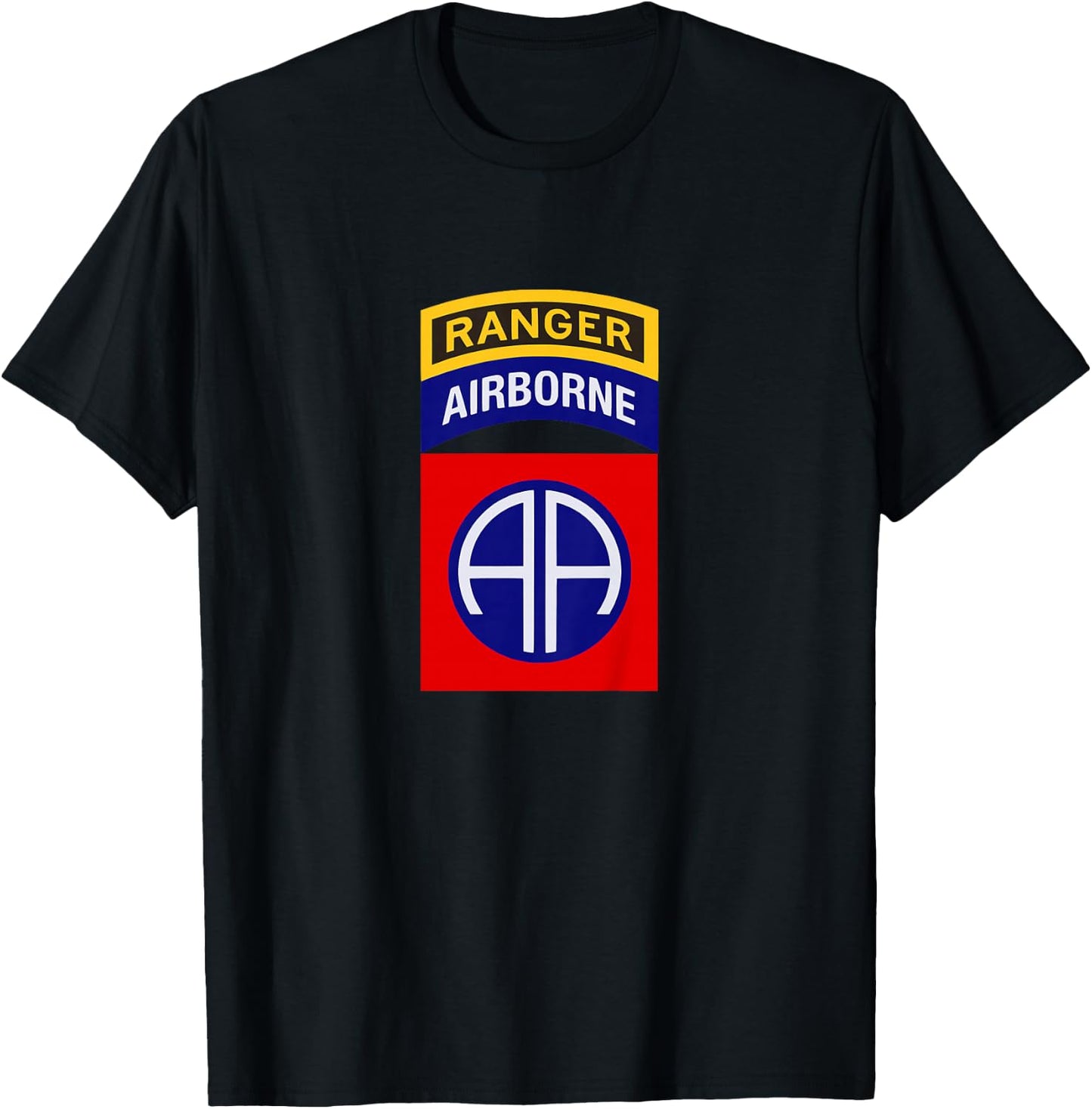 Kids 82nd Airborne Ranger Patch for Boys, Girls, Son, Daughter T-Shirt - T-Shirt | Black
