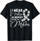 I Wear White In Memory Of My Mom Lung Cancer Awareness Month T-Shirt - T-Shirt | Black