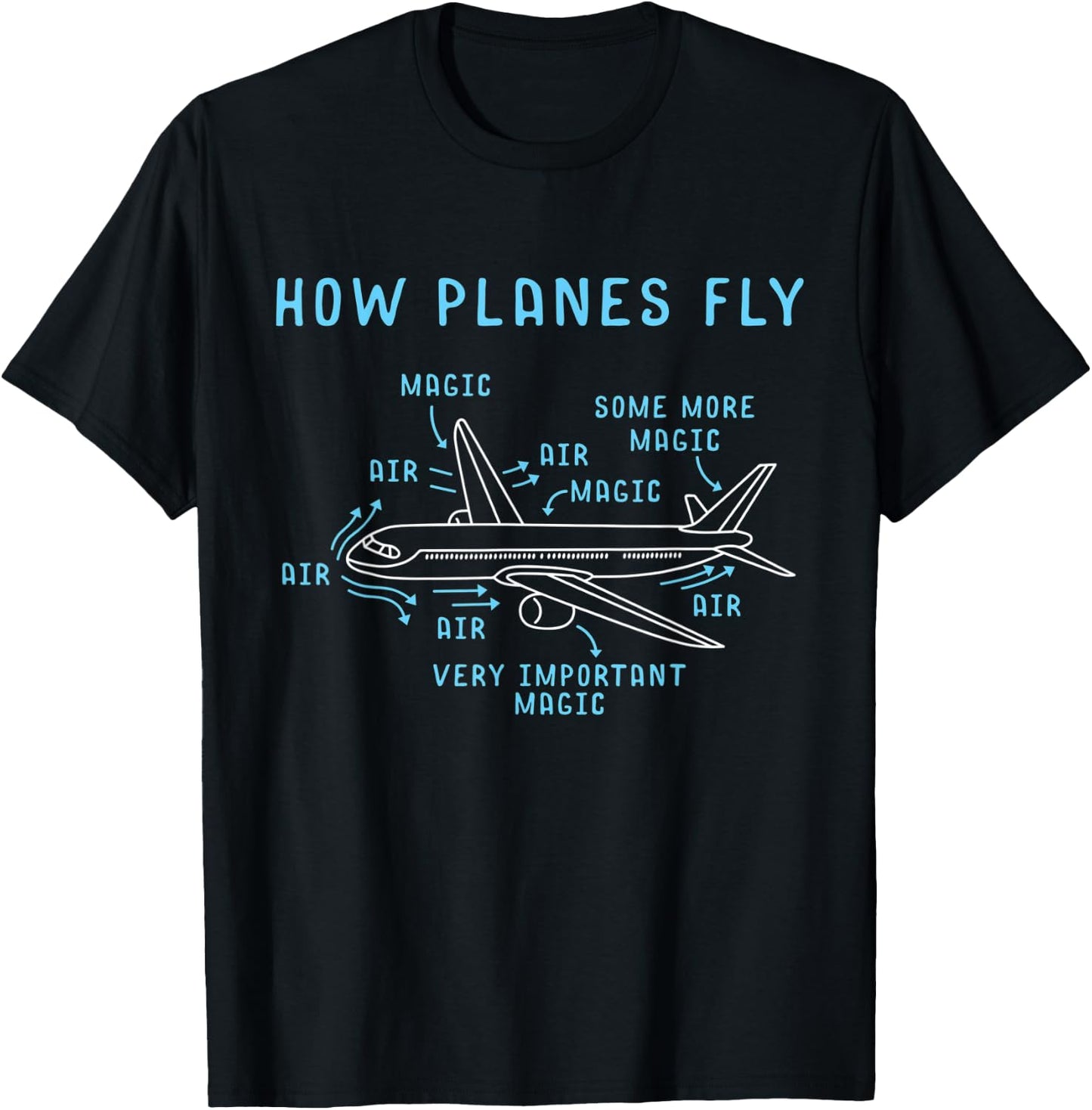 Airspace Engineering Aircraft Mechanic Science T-Shirt - T-Shirt | Black
