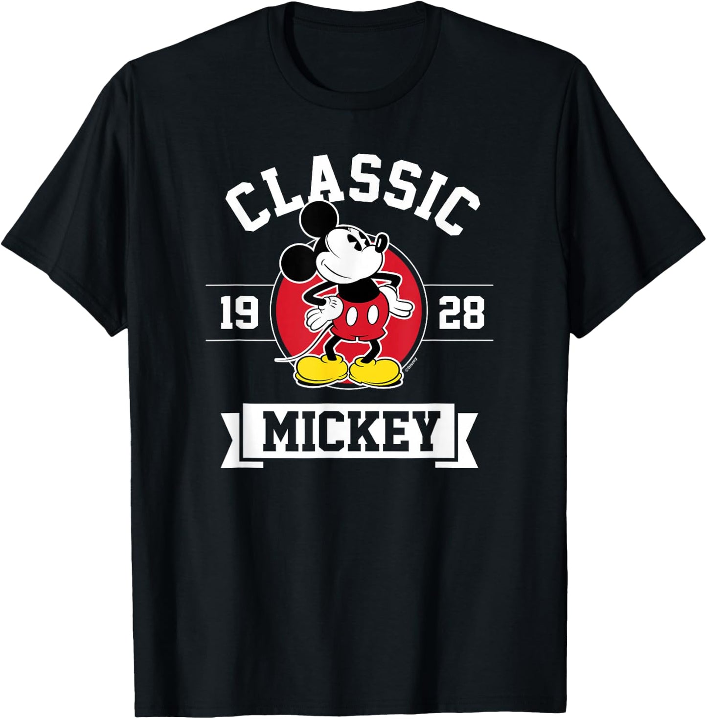 Disney - Mickey Classic 1928 T-Shirt - T-Shirt | Black
