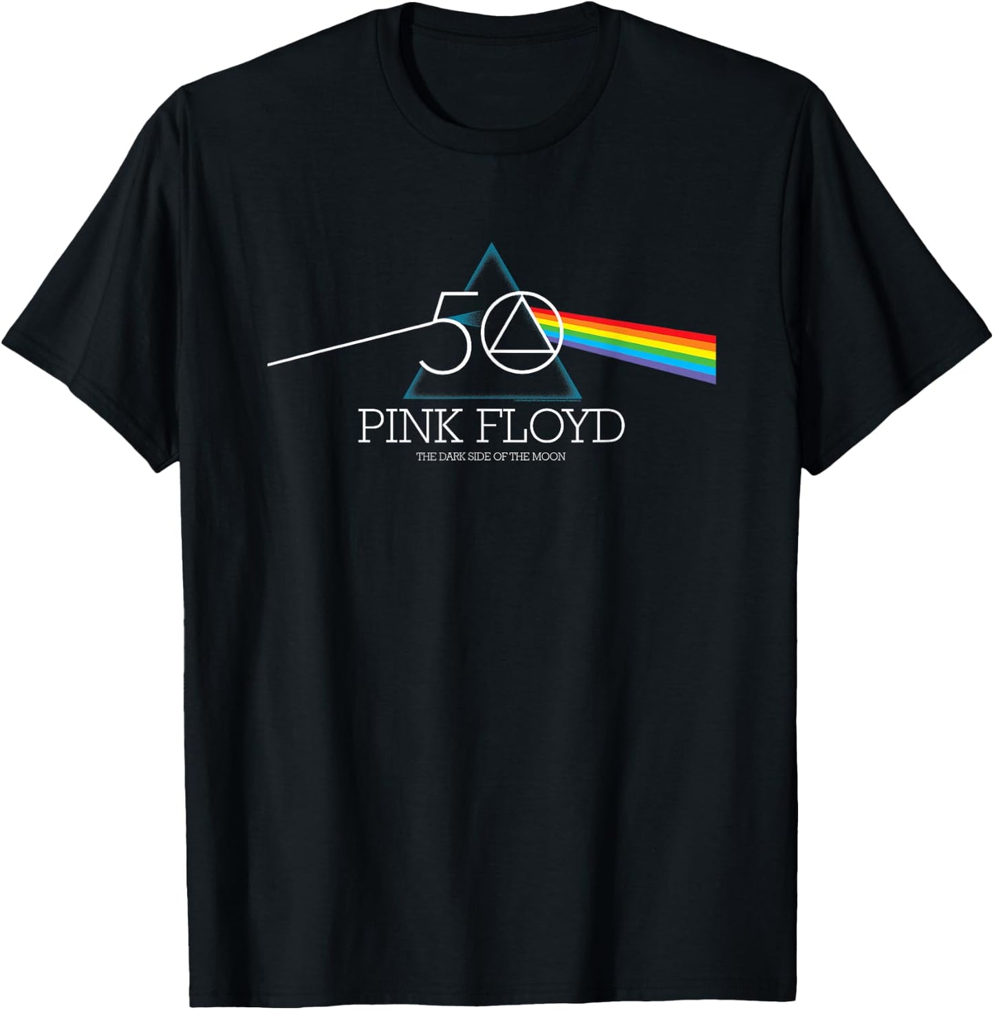 Pink Floyd The Dark Side of The Moon 50th Anniversary Prism T-Shirt - T-Shirt | Black