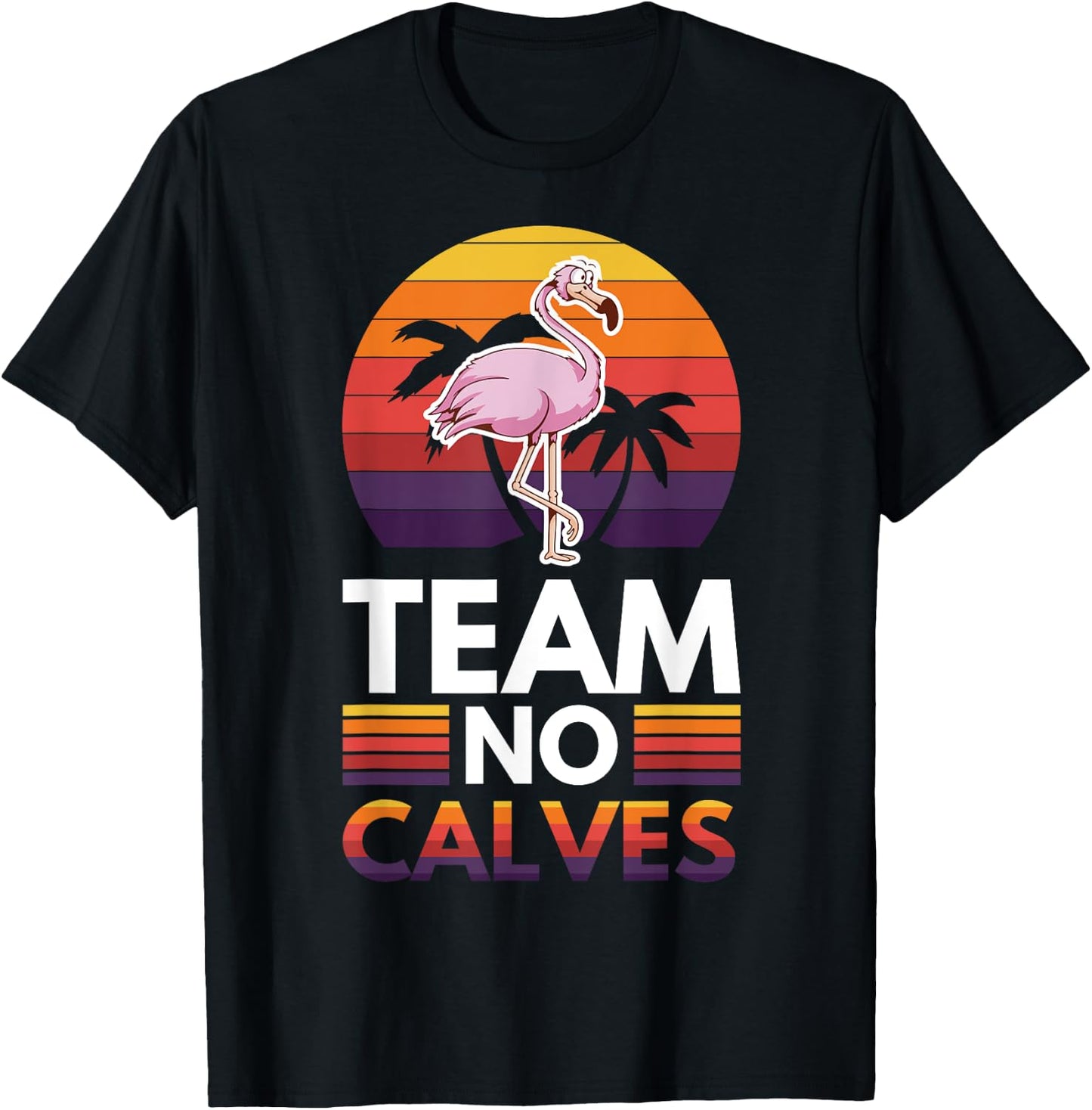 Team No Calves T-Shirt - T-Shirt | Black