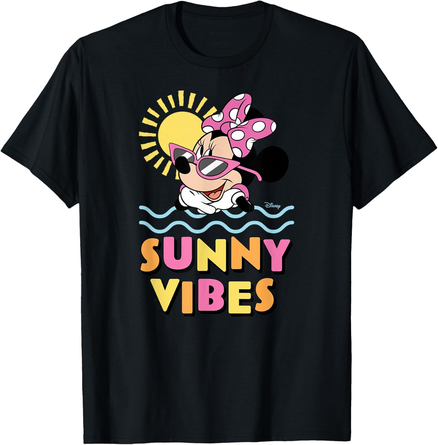Minnie - Sunny Vibes T-Shirt - T-Shirt | Black