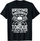 Horsepower Torque Definition Funny Car Auto Mechanic Dad Men T-Shirt - T-Shirt | Black