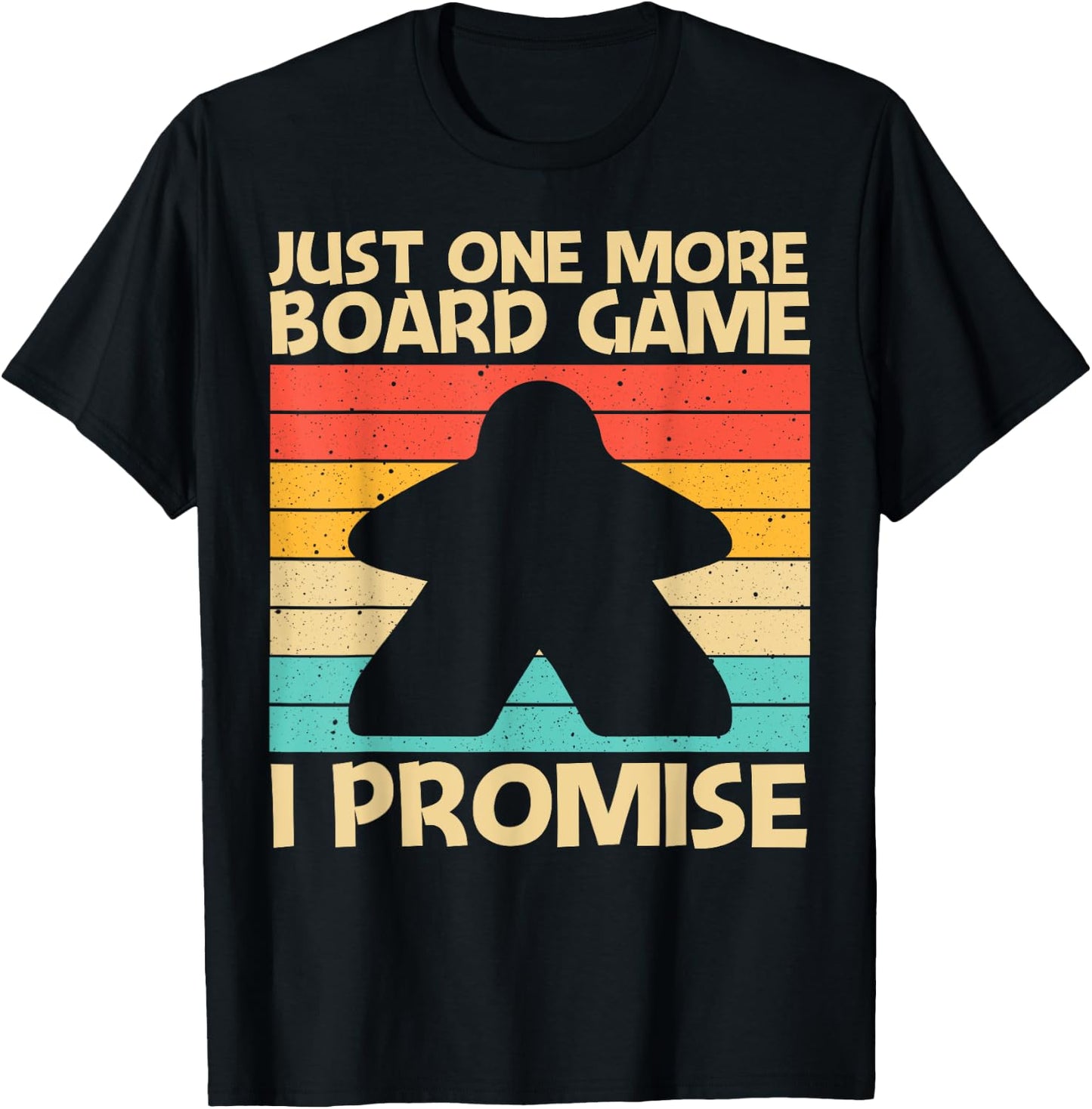 Cool Board Game Art Women Board Gamer Meeple Lovers T-Shirt - T-Shirt | Black