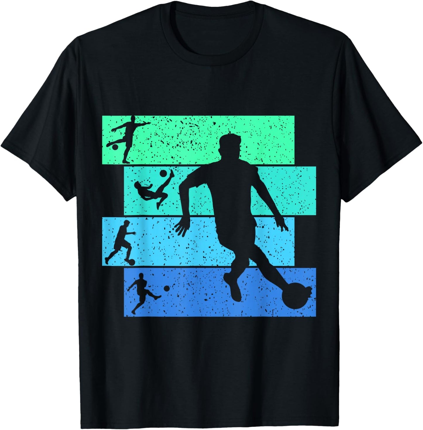 Soccer Boys Kids Men T-Shirt - T-Shirt | Black