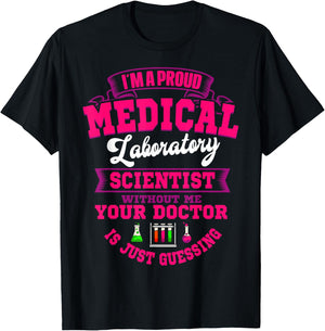 Medical Laboratory Scientist Clinical Technician MLS CLS T-Shirt - T-Shirt | Black