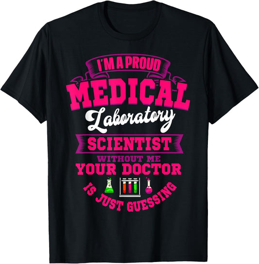 Medical Laboratory Scientist Clinical Technician MLS CLS T-Shirt - T-Shirt | Black