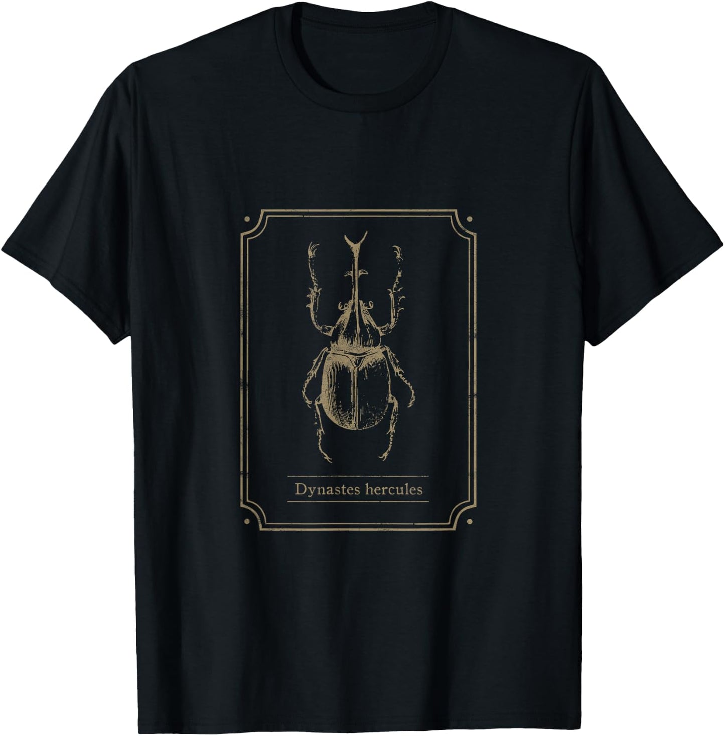 Hercules Beetle Entomologist Bugs Insects Collector T-Shirt - T-Shirt | Black