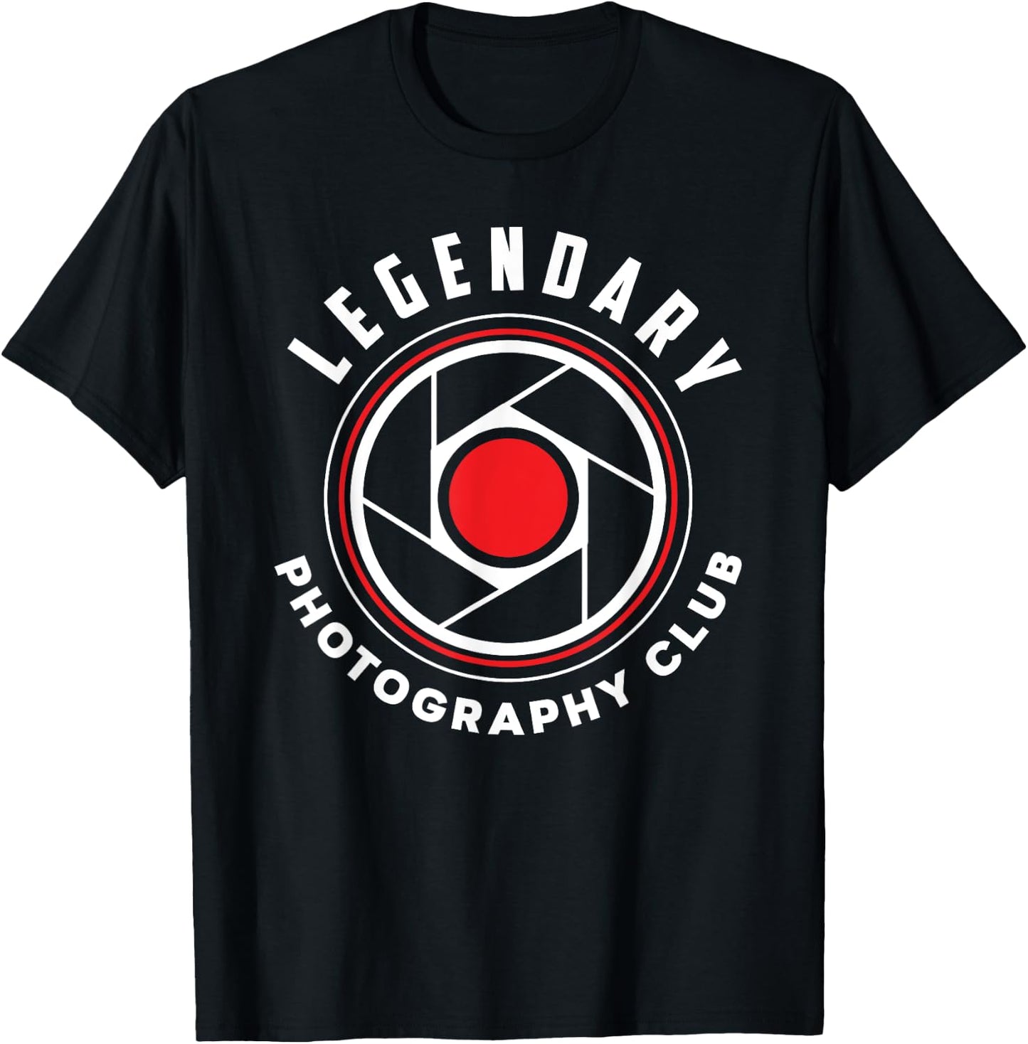 Legendary Photgraphy Club Funny Camera Photographer T-Shirt - T-Shirt | Black