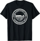 Nantucket Massachusetts Flag Seal T-Shirt - T-Shirt | Black