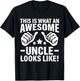This Is What An Awesome Uncle Looks Like T-Shirt - T-Shirt | Black