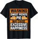 Sweet Potato Pie For Sweet Potato Pie Lover Pie Enthusiast T-Shirt - T-Shirt | Black