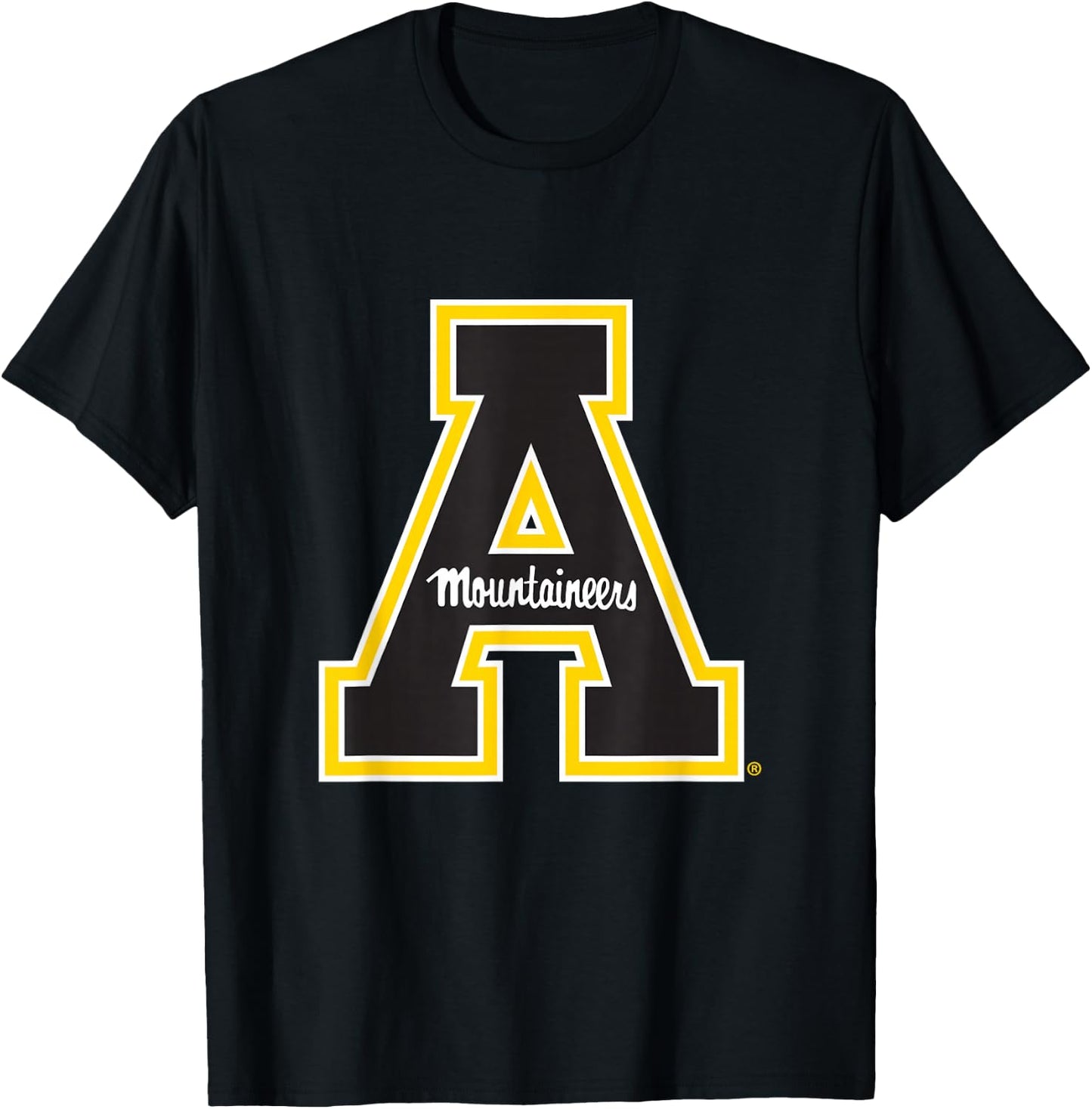 App State Mountaineers | Official University NCAA | PPAPP032 T-Shirt - T-Shirt | Black