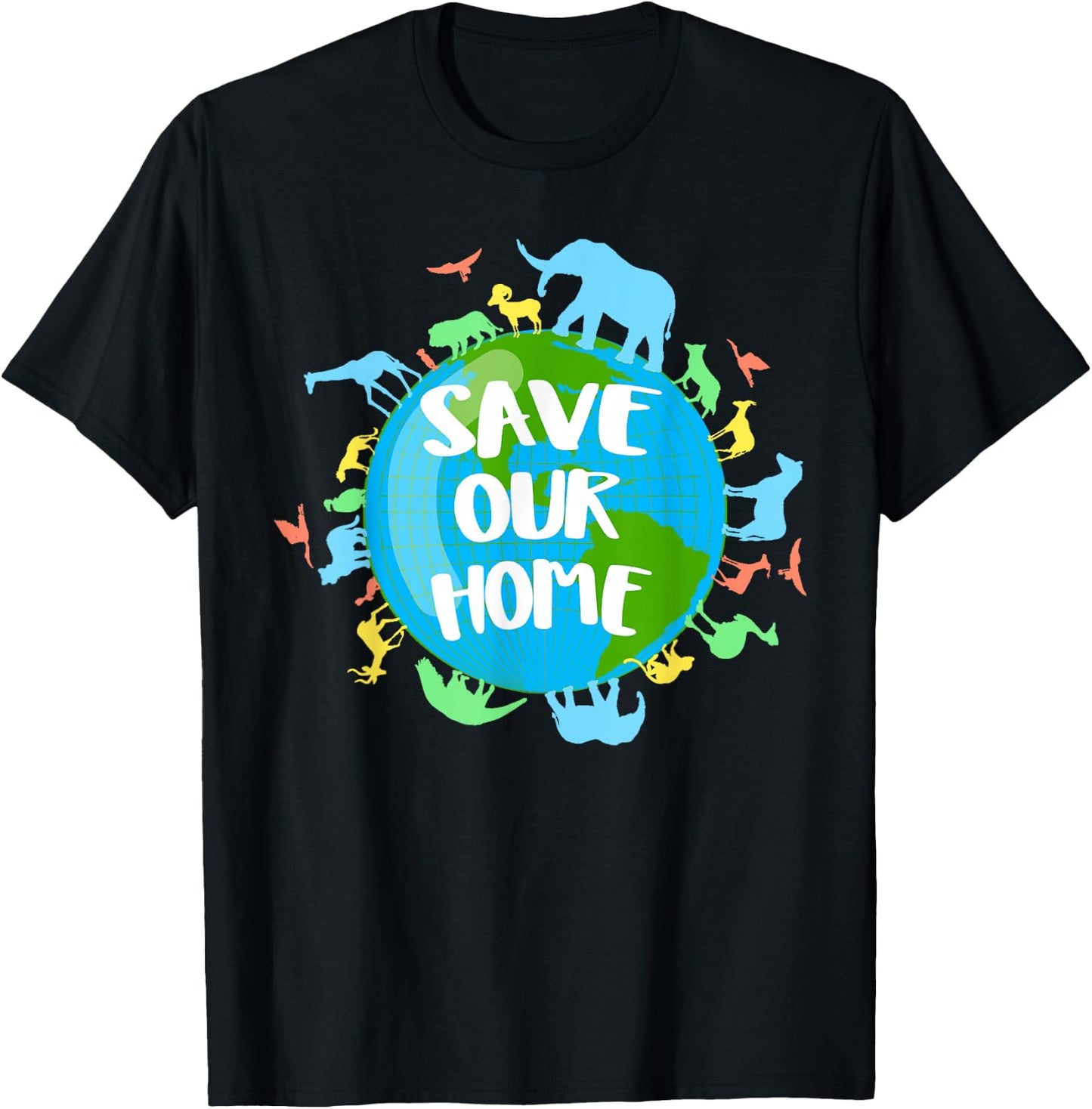 Earth Day 2025 Environmental Nature Planet | & T-Shirt - T-Shirt | Black
