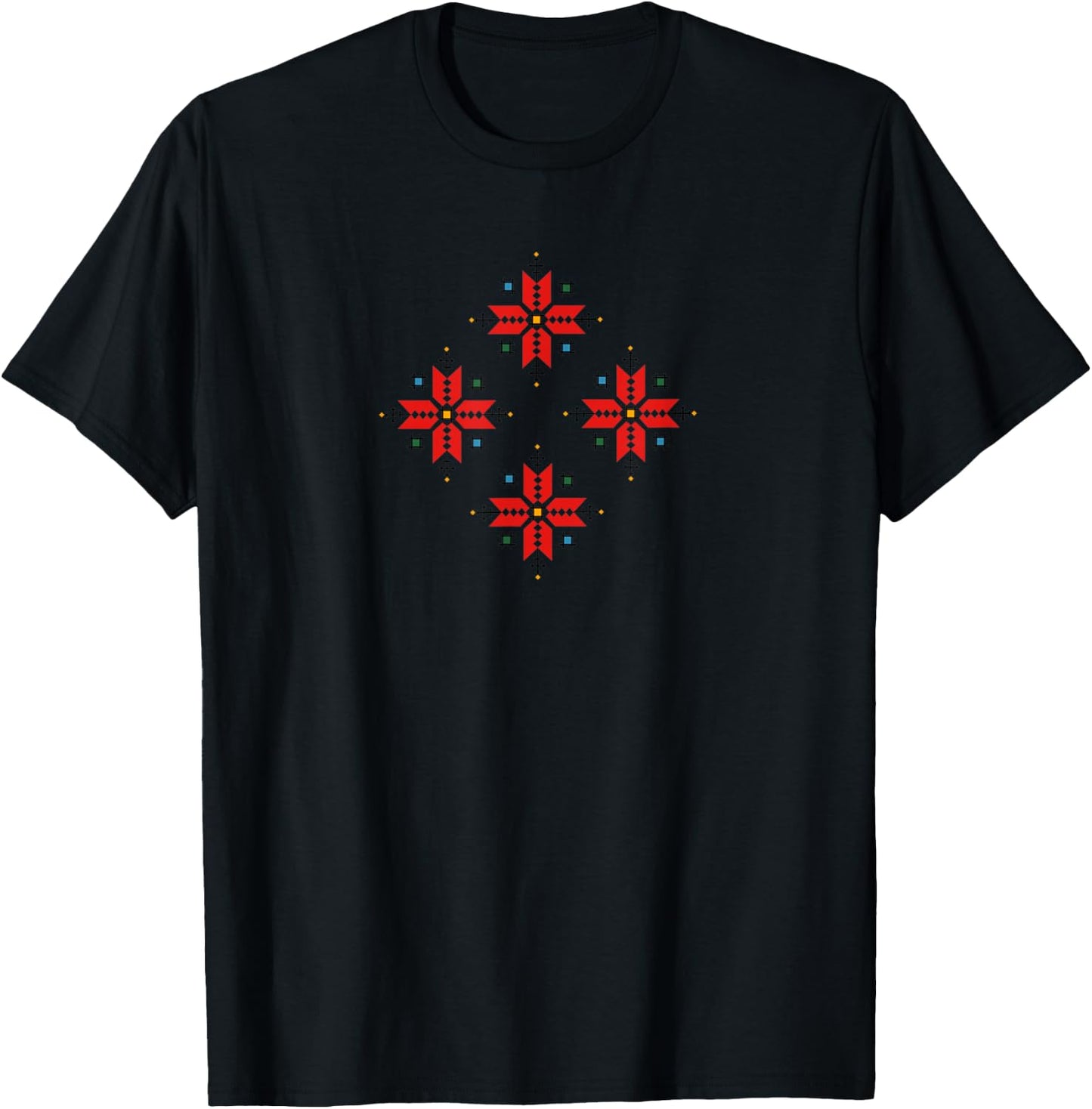 Bulgarian Traditional Shevitsa Patriotic Women Kids Men T-Shirt - T-Shirt | Black