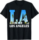 Los Angeles LA Vintage California Los Angeles T-Shirt - T-Shirt | Black