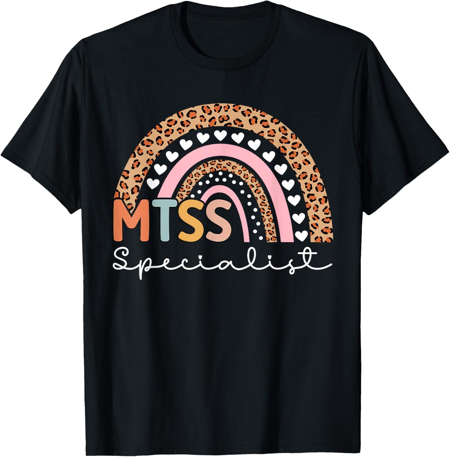 MTSS Specialist MTSS Team Support MTSS Teacher T-Shirt - T-Shirt | Black