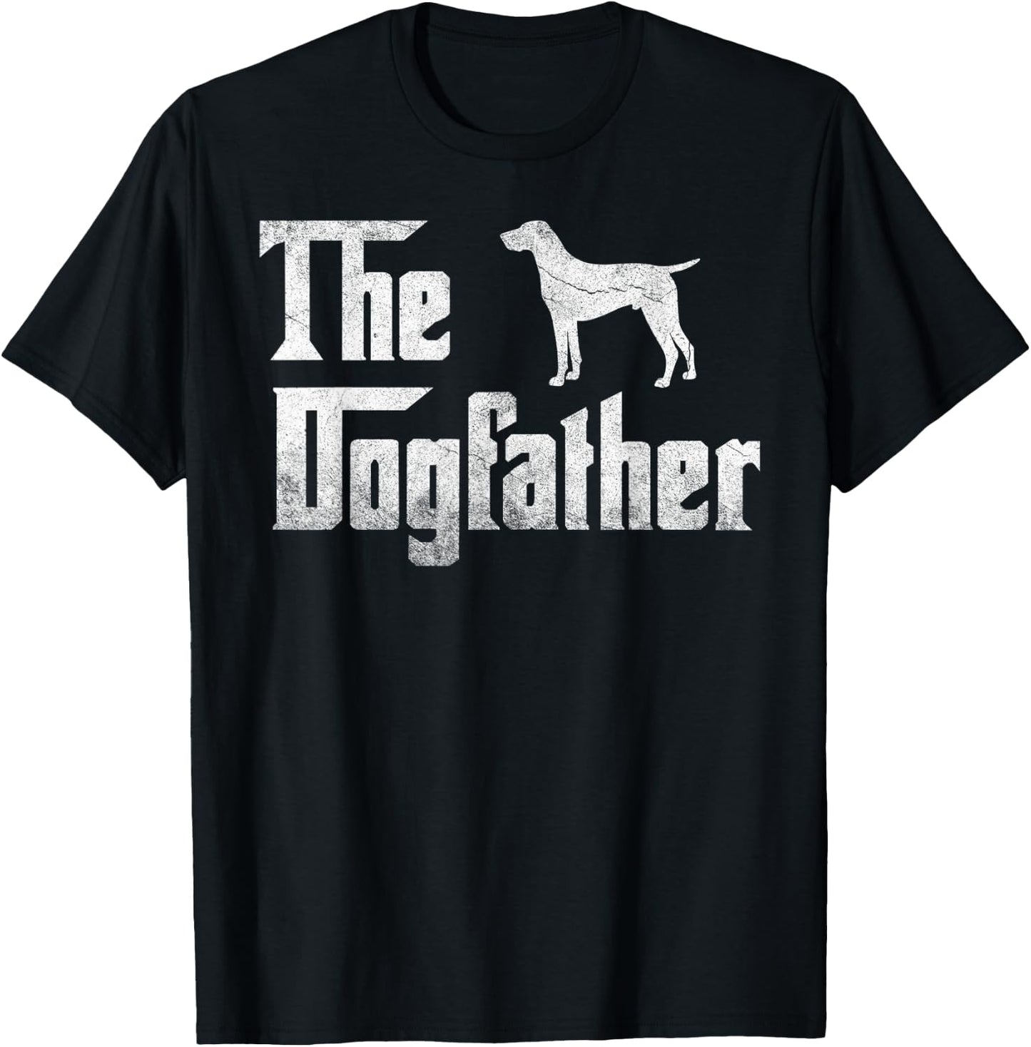 Pointers The Dogfather Funny Father Dog Lover Gift Men T-Shirt - T-Shirt | Black
