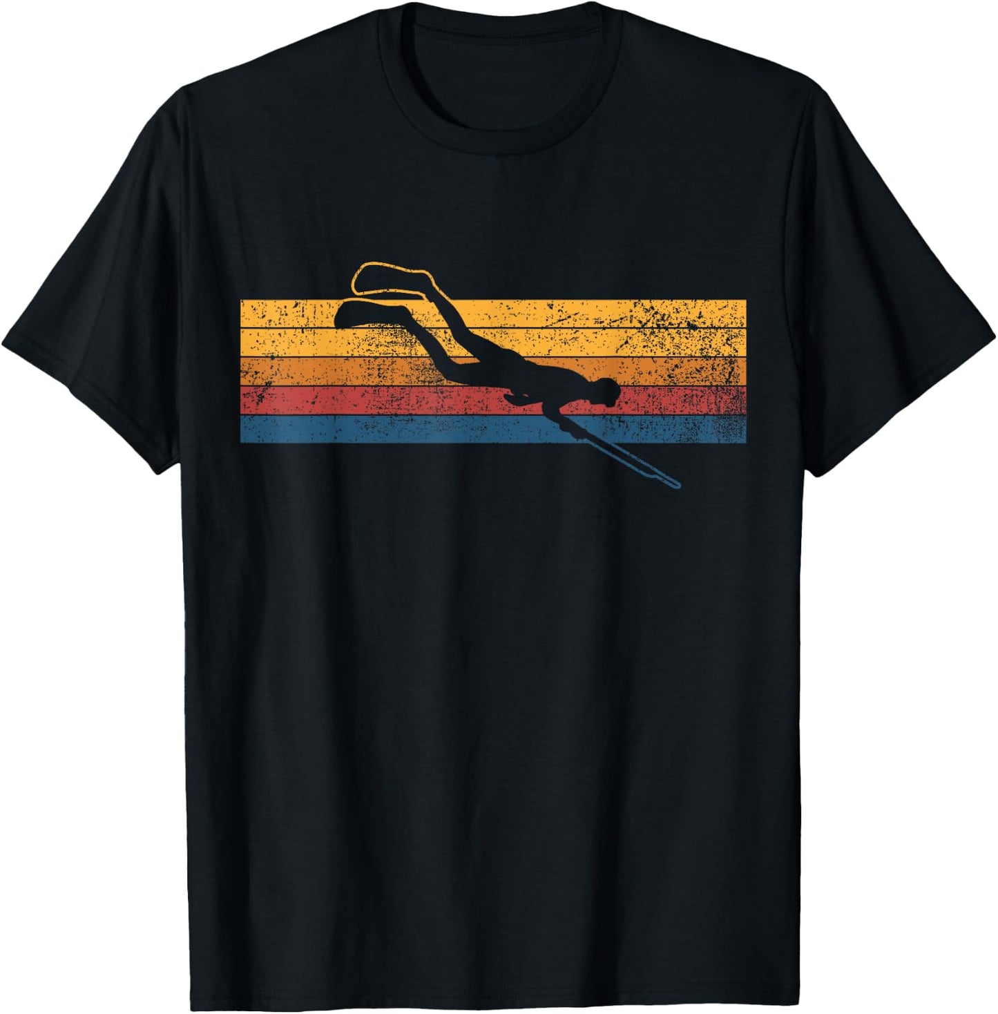 Spearfishing Freediving Spearfish T-Shirt - T-Shirt | Black