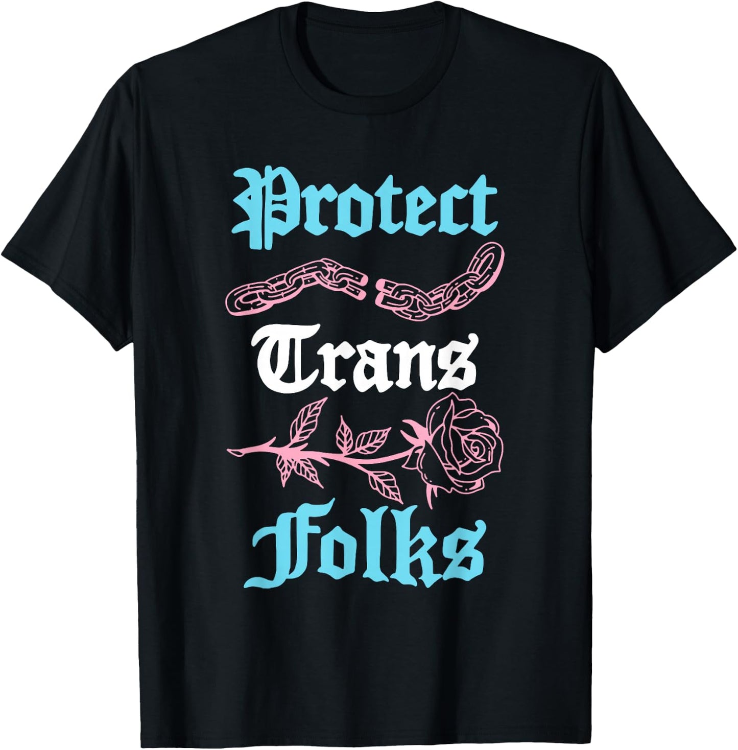 Protect Trans Folks Apparel T-Shirt - T-Shirt | Black