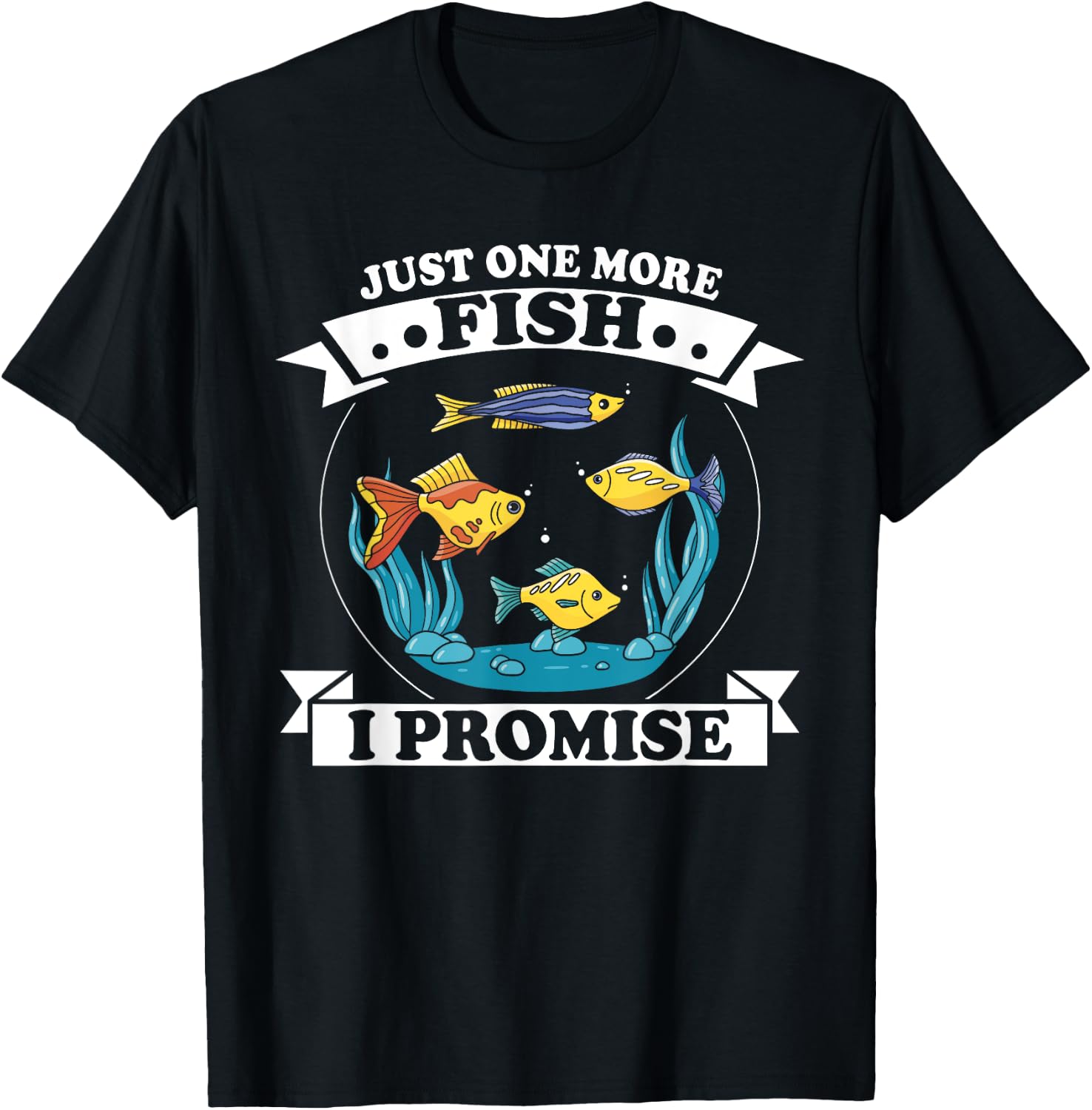 Fish Aquarium Aquarium Tech Fishkeeping Aquarist T-Shirt - T-Shirt | Black