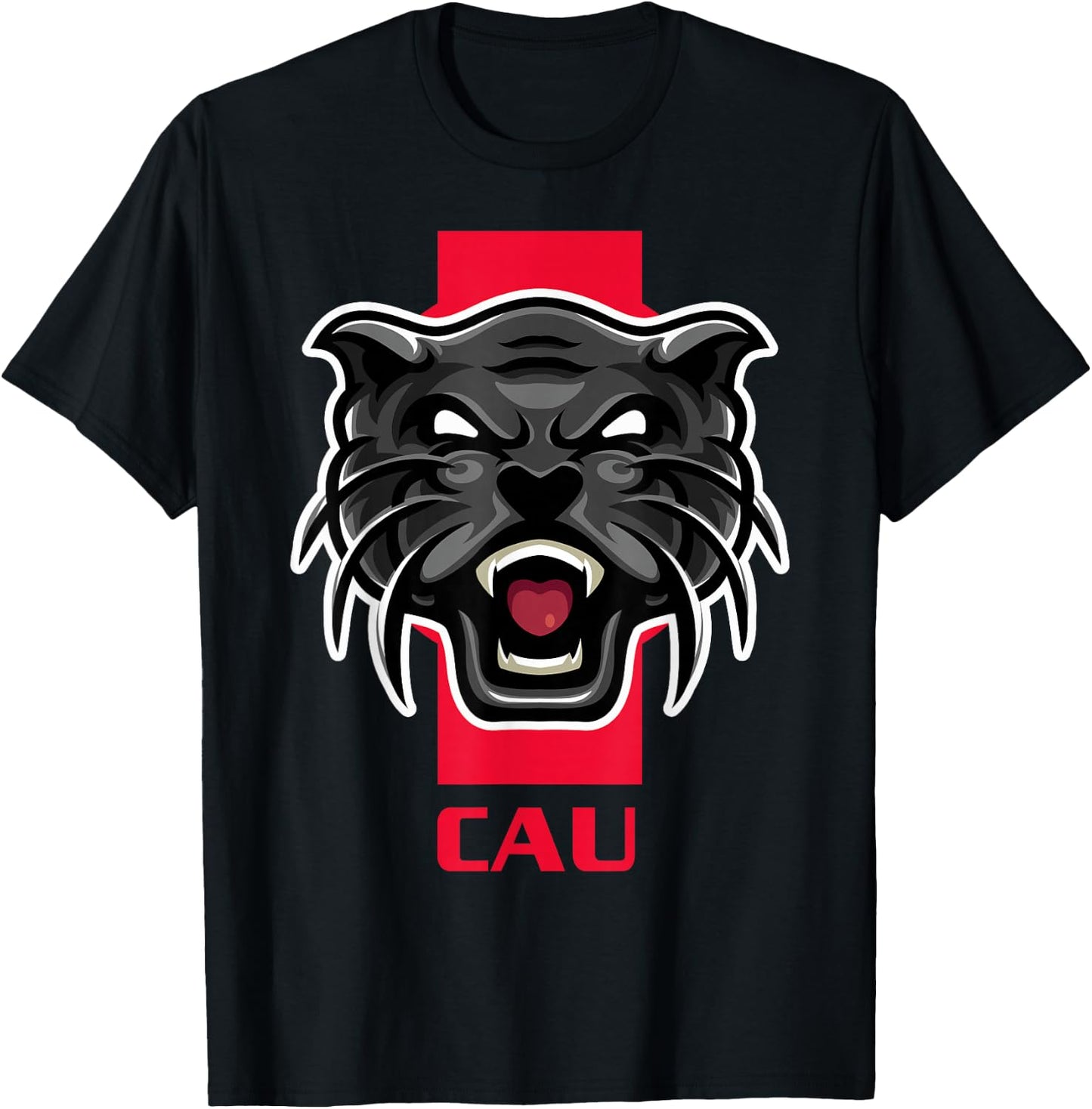 CAU Panther Stripe T-Shirt - T-Shirt | Black