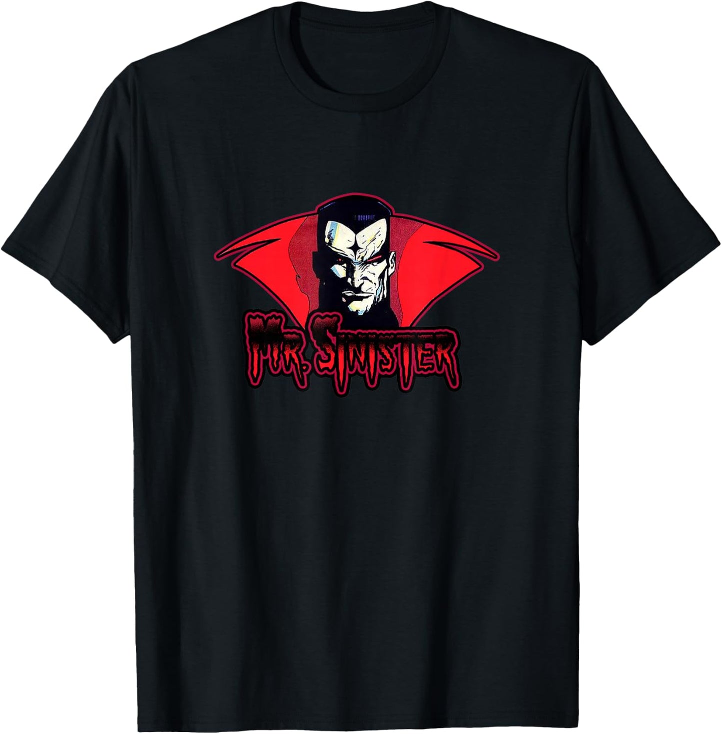 Marvel X-Men Mr. Sinister Face Vintage Portrait T-Shirt - T-Shirt | Black
