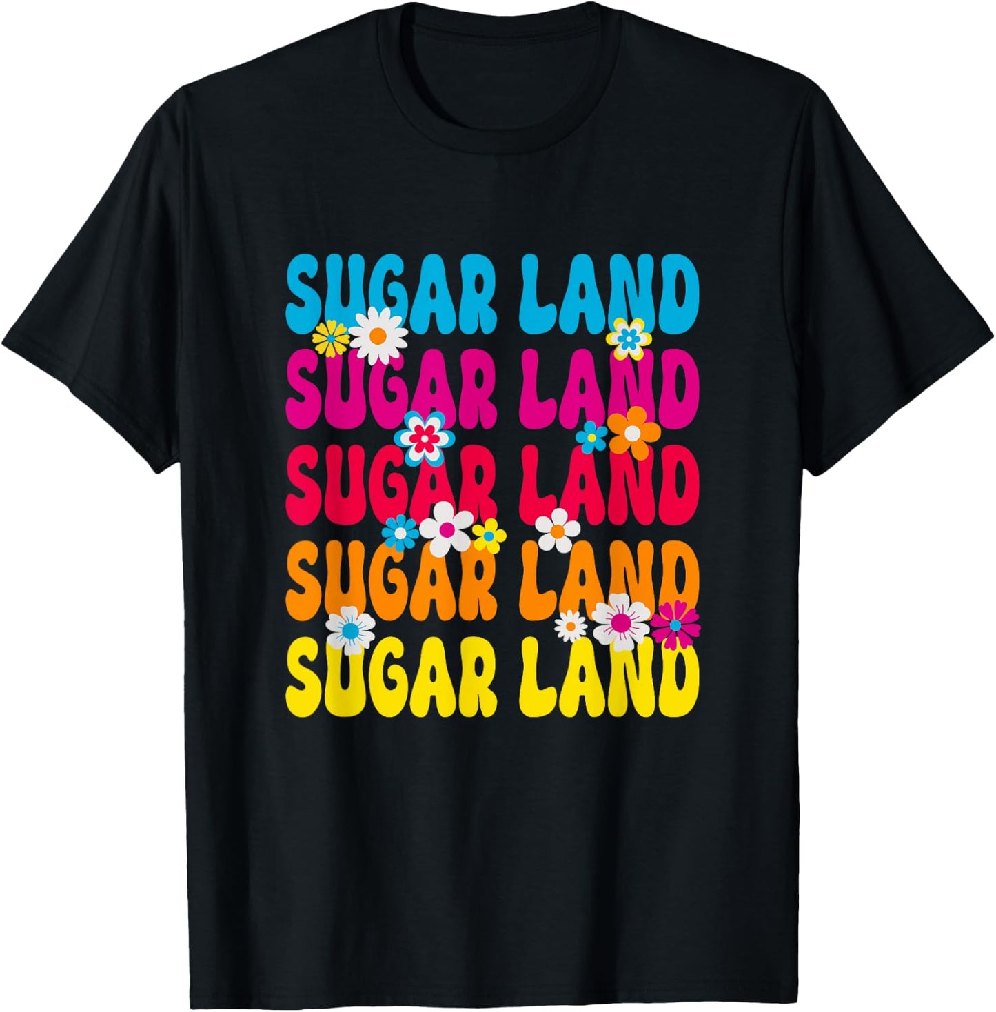 70s Sugar Land T-Shirt - T-Shirt | Black