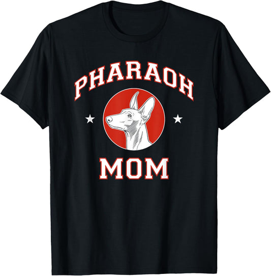 Pharaoh Hound Mom Dog Mother Women Girls Kids T-Shirt - T-Shirt | Black