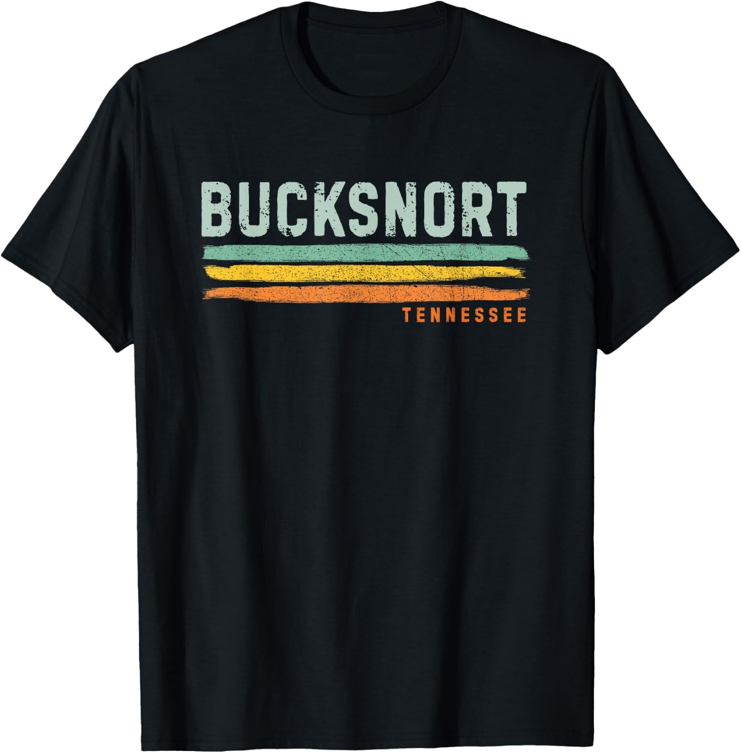 Vintage Stripes Bucksnort TN T-Shirt - T-Shirt | Black