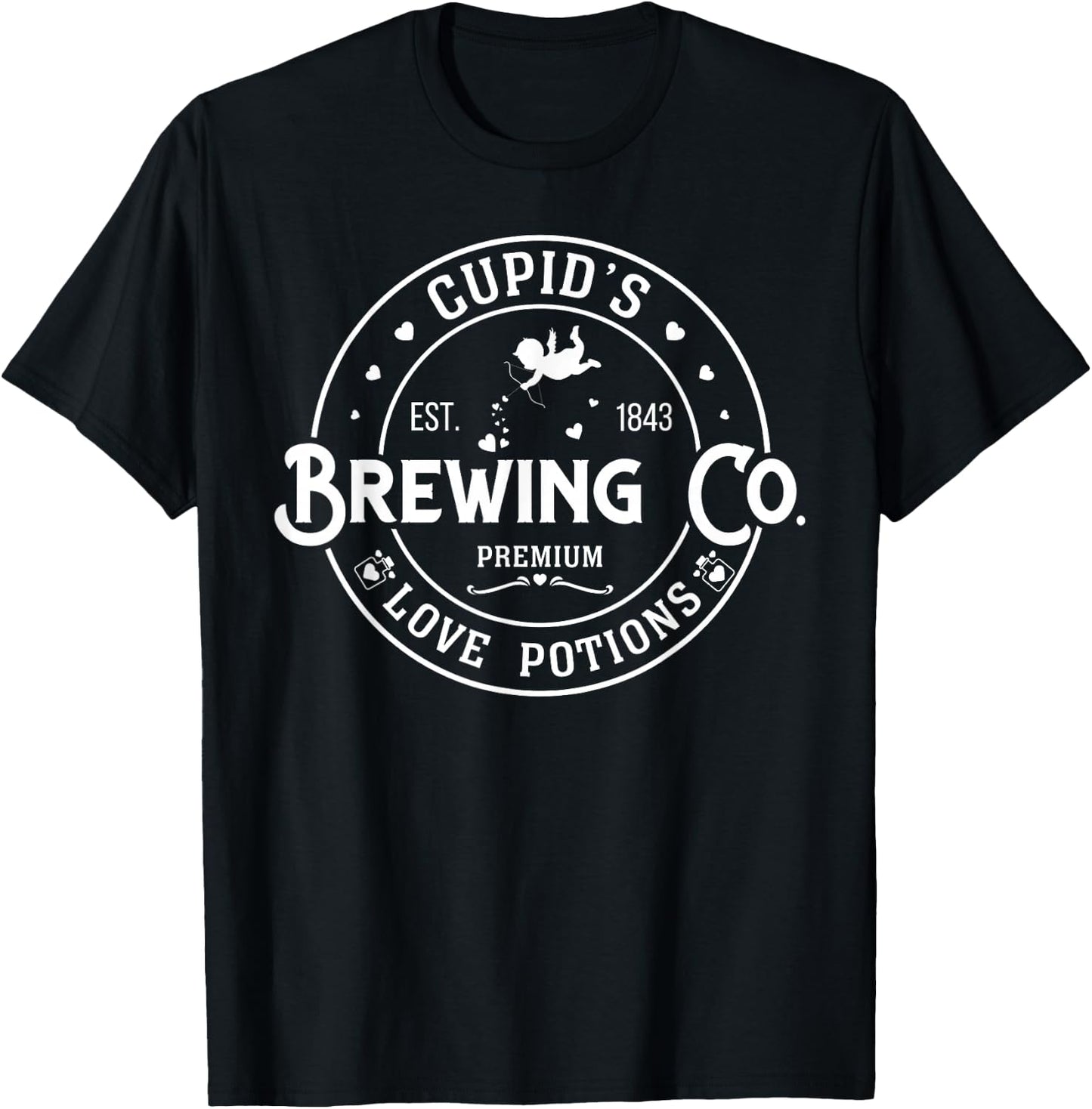 Cupid's Brewing Co. Valentine's Day T-Shirt - T-Shirt | Black