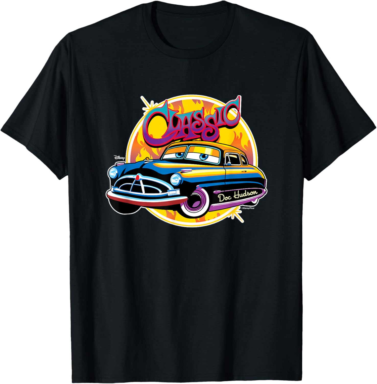 Cars - Classic Doc Hudson T-Shirt - T-Shirt | Black