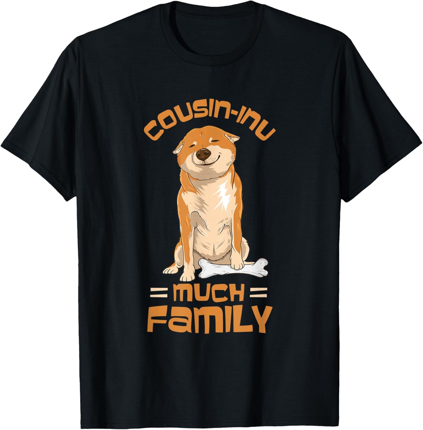 Shiba Inu Dog Cousin Cousin-Inu Family Matching Men Women T-Shirt - T-Shirt | Black