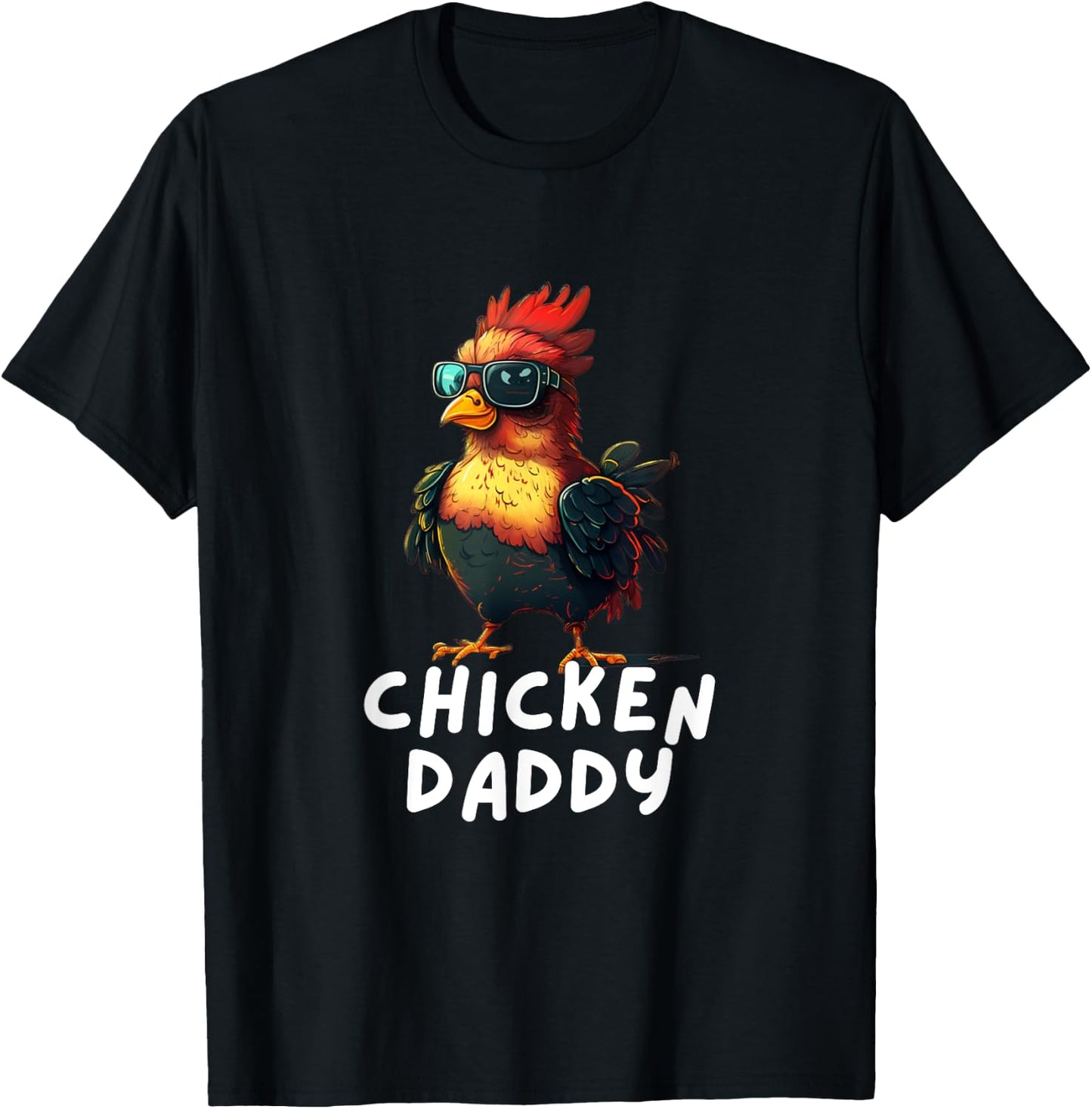 Chicken Daddy Funny Chicken Coop Hendl Chickens T-Shirt - T-Shirt | Black